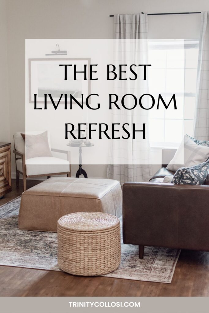 The Best Living Room Refresh - Trinity Collosi